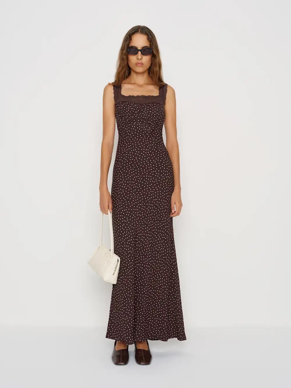 Reformation Bobbie Dress Brown - Size M - Picture 2 of 8